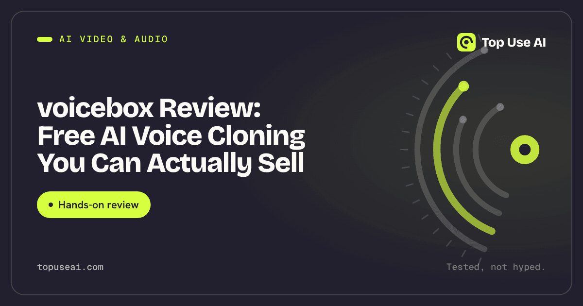 voicebox Review: Free AI Voice Cloning You Can Actually Sell