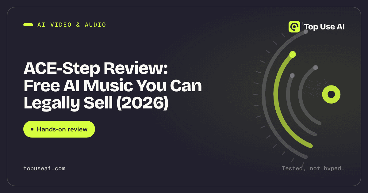 ACE-Step Review: Free AI Music You Can Legally Sell (2026)