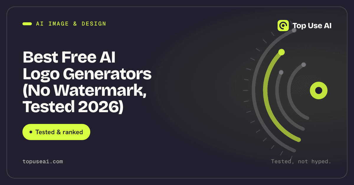 Best Free AI Logo Generators (No Watermark, Tested 2026)