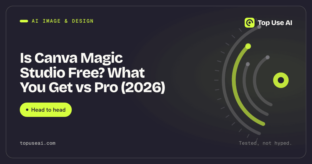 Is Canva Magic Studio Free? What You Get vs Pro (2026)