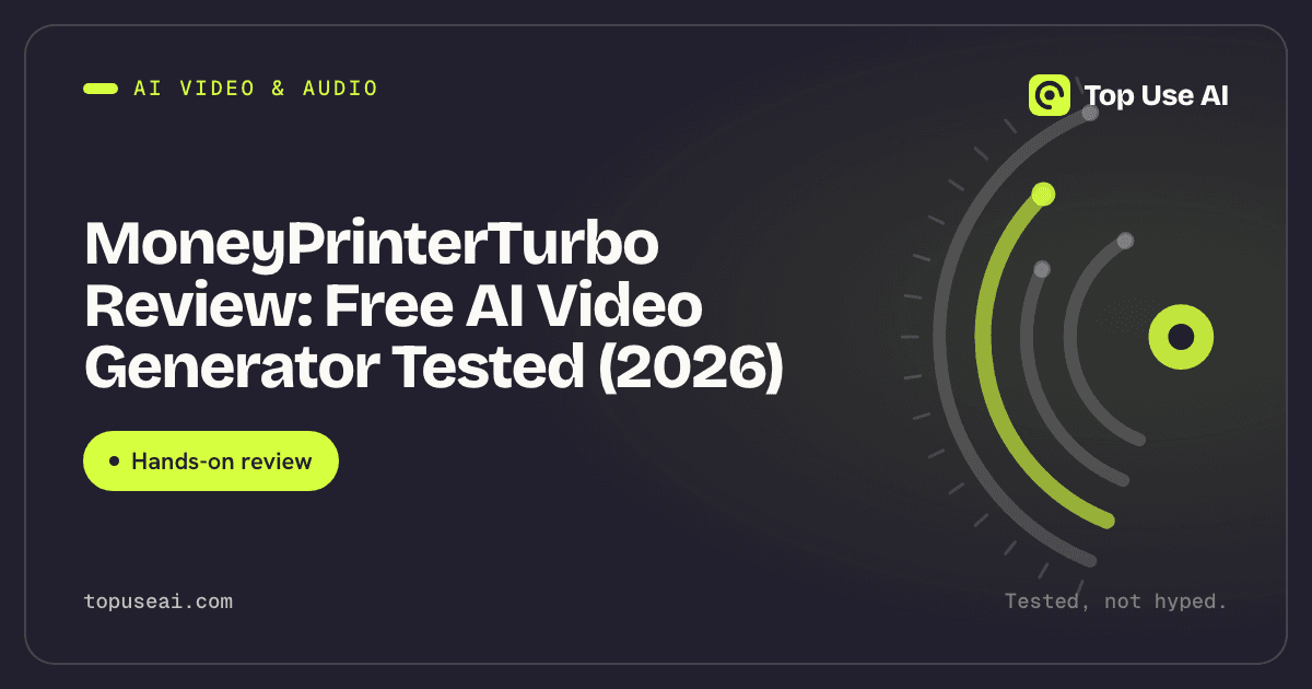 MoneyPrinterTurbo Review: Free AI Video Generator Tested (2026)