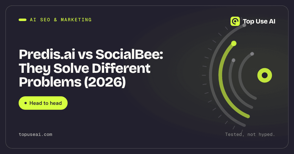 Predis.ai vs SocialBee: They Solve Different Problems (2026)